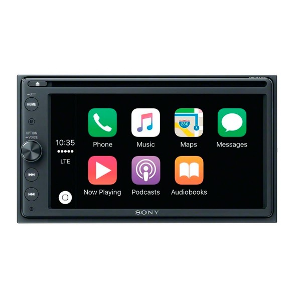 Sony xav-ax200 receptor de dvd con pantalla de 6.4'' para el coche con bluetooth apple carplay y android auto