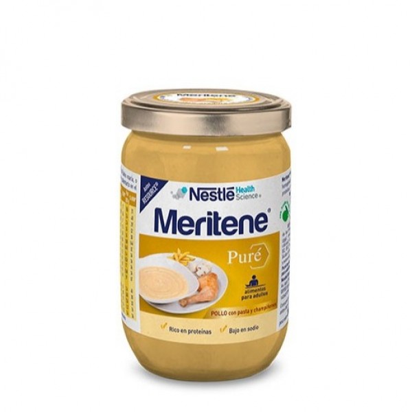 Meritene Pure Pollo con Pasta y Champiñones 300 
