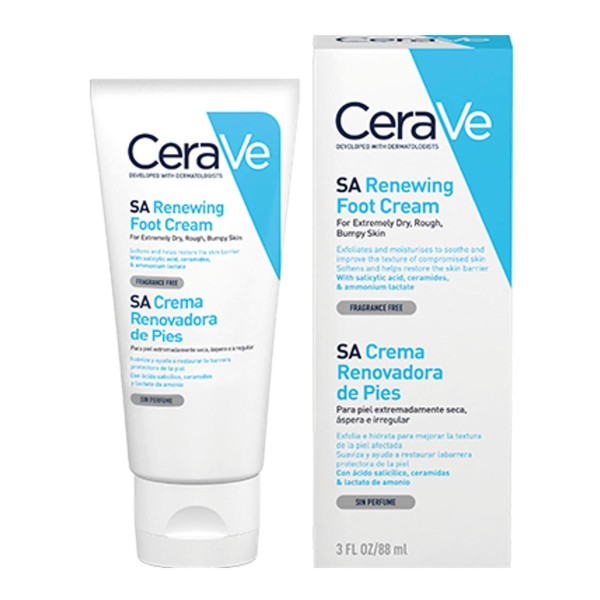 Cerave sa renewing crema de pies 473ml