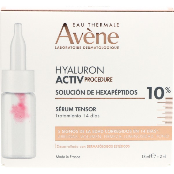 Avene hyaluron activ serum tensor 10% hexapeptido 20ml