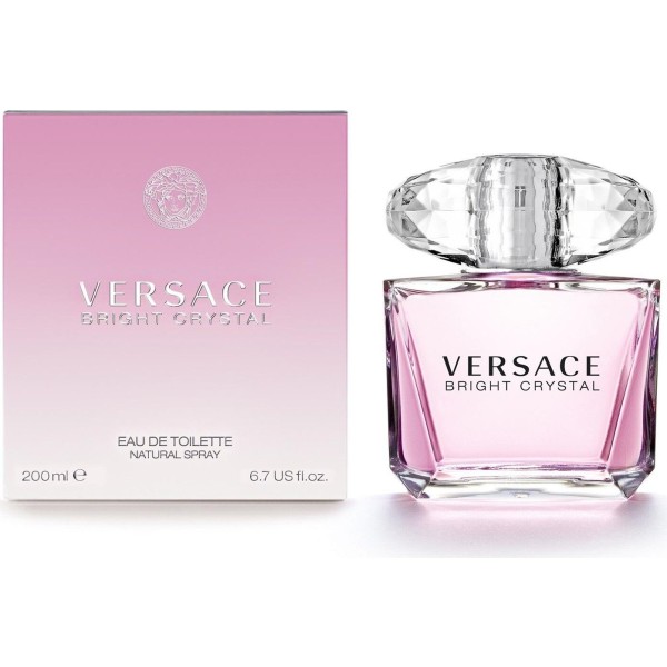 Versace bright crystal eau de toilette 200ml vaporizador