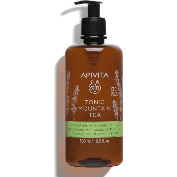 Apivita tonic mountain tea gel de baño 500ml
