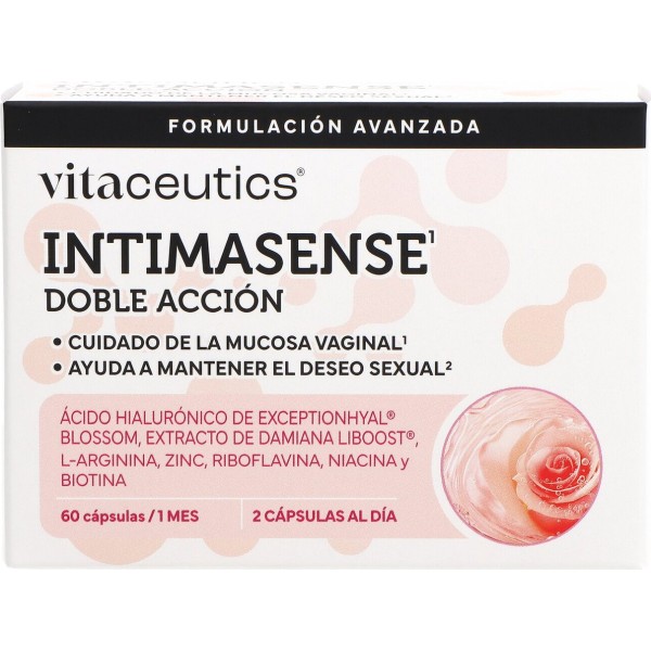 Vitaceutics Intimasense Doble Acción 60 Cápsulas