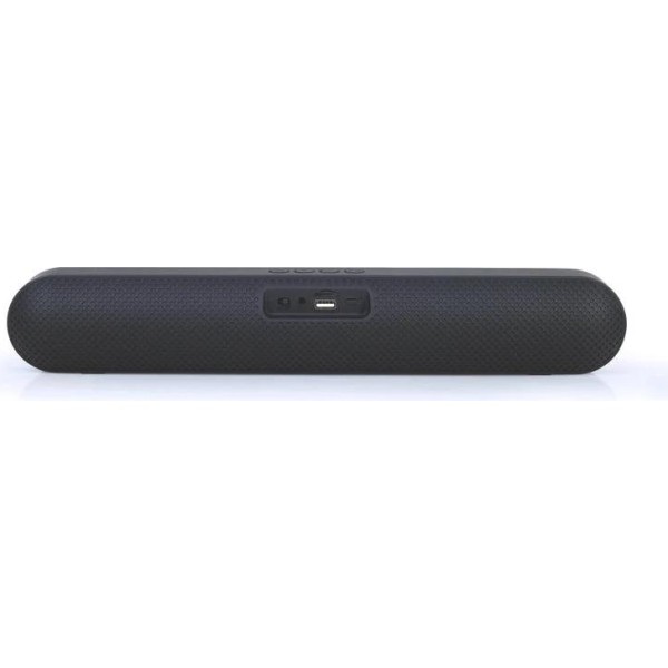 Gembird barra sonido bluetooth luz led negra