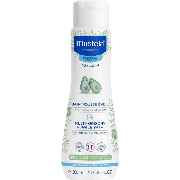 Mustela bebe multi-sensory bubble bath piel normal 200ml
