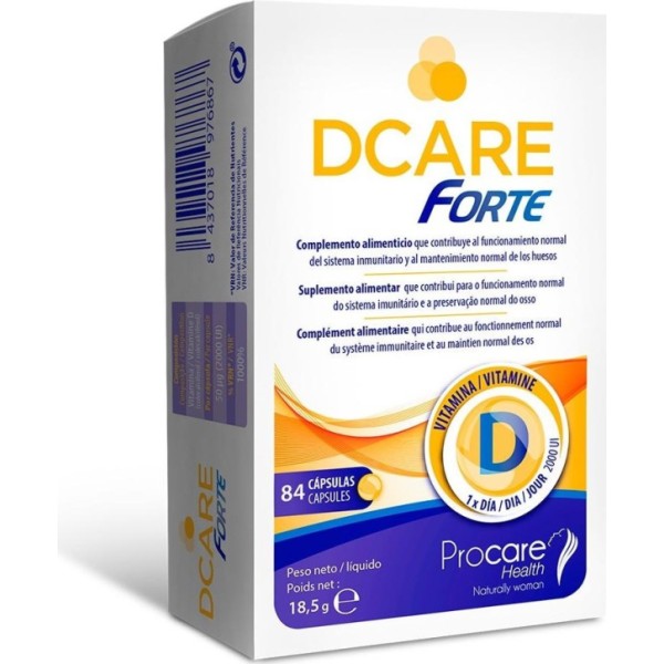 Dcare 2000 Iu Vitamd3 84 Caps
