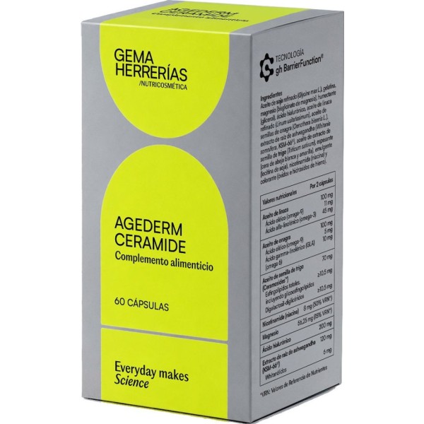 Gema Herrerías Agederm Ceramide 60 Cápsulas.